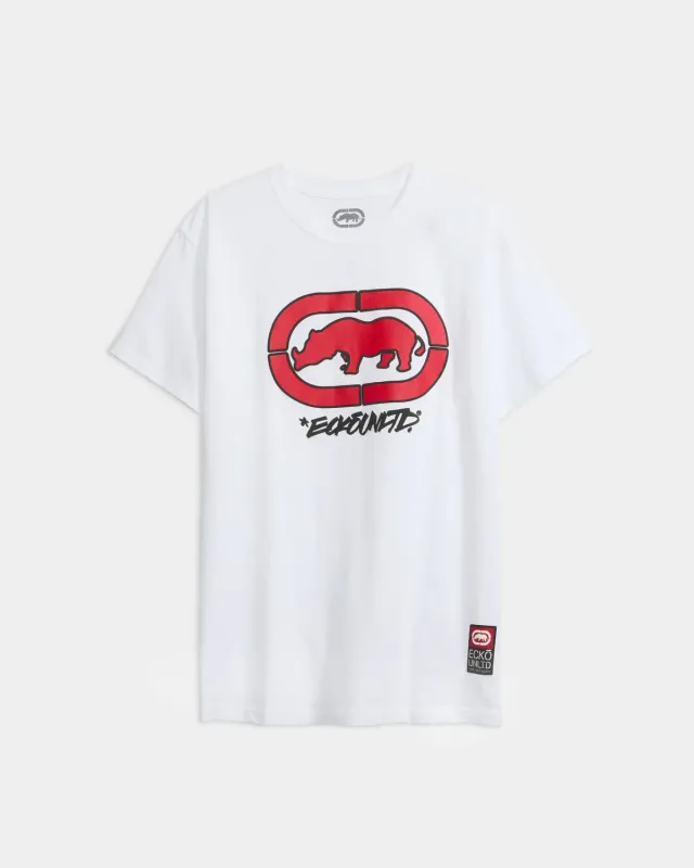 Ecko Red Over The Top tricou bumbac cu logo