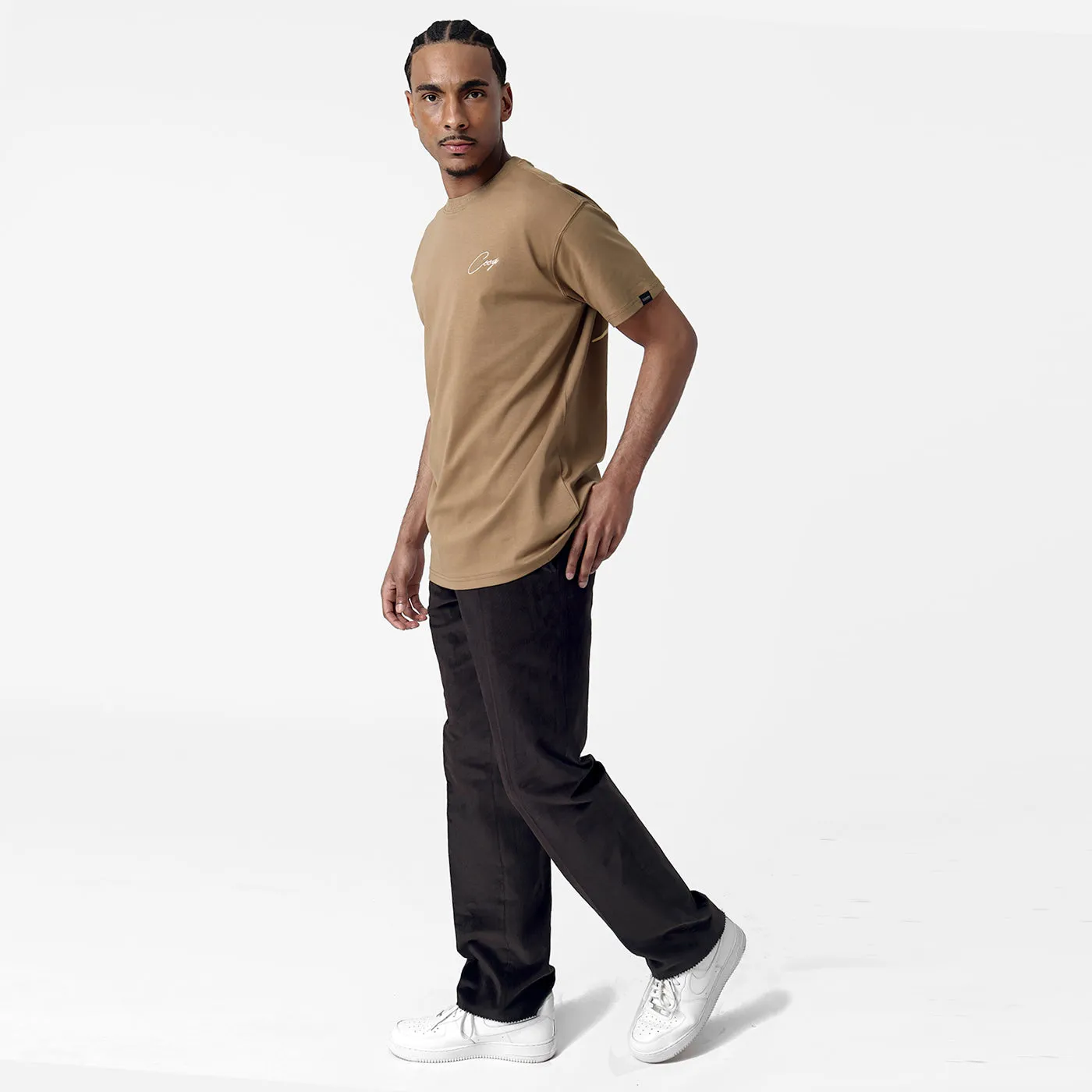 COOGI Script Tee tricou maro bumbac