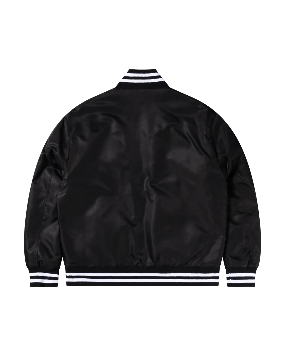 No Problemo NYP Nylon Varsity geacă bomber neagră