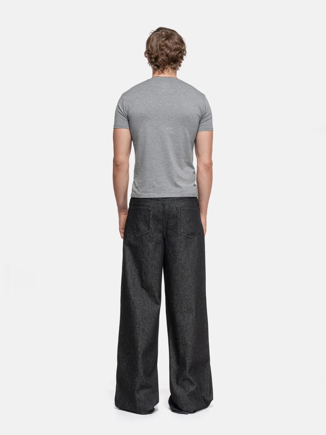 Enrage Daily Tee Grey tricou gri modal elastic