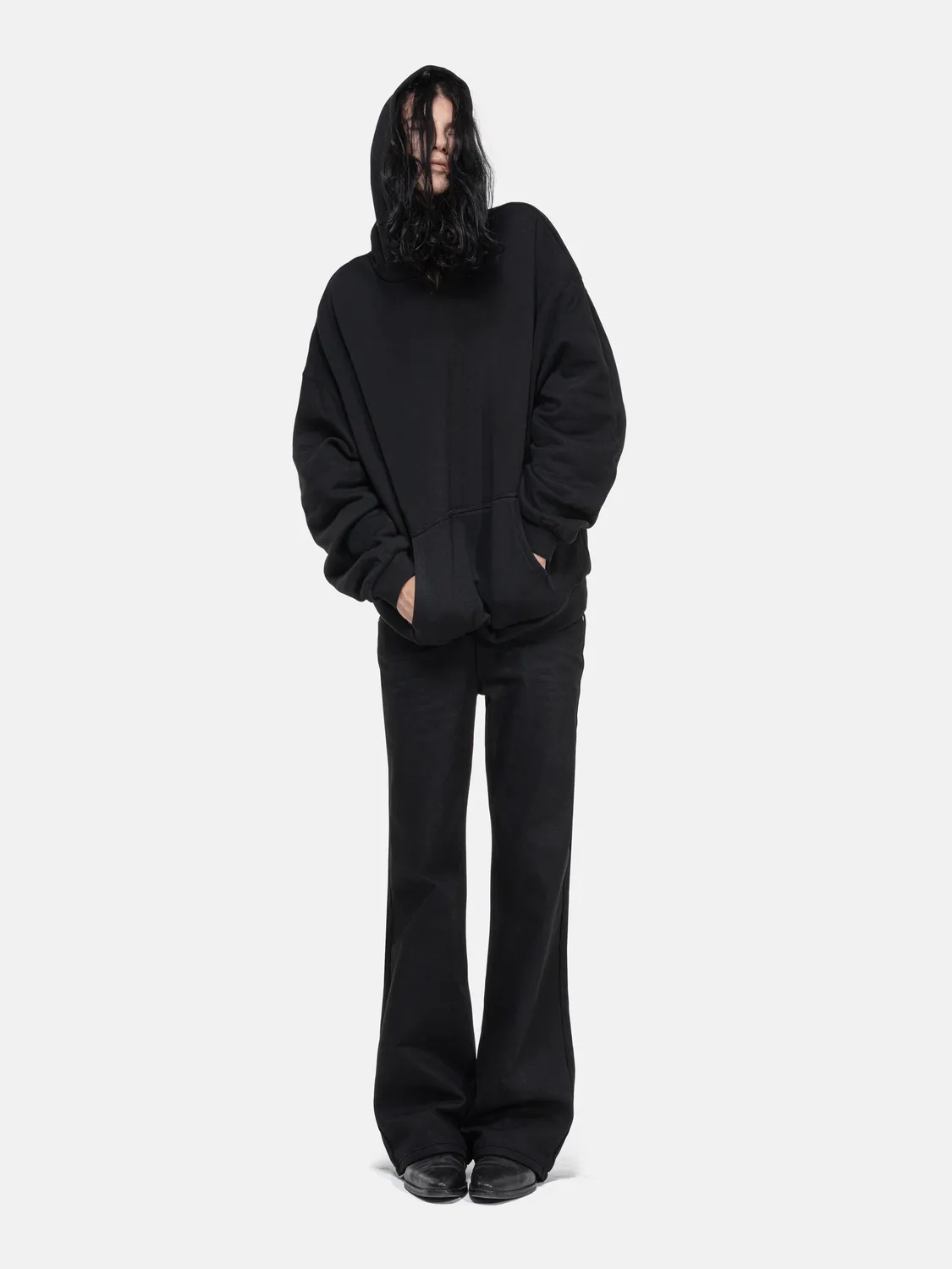Enrage Massive Hoodie hanorac negru oversize 500gsm