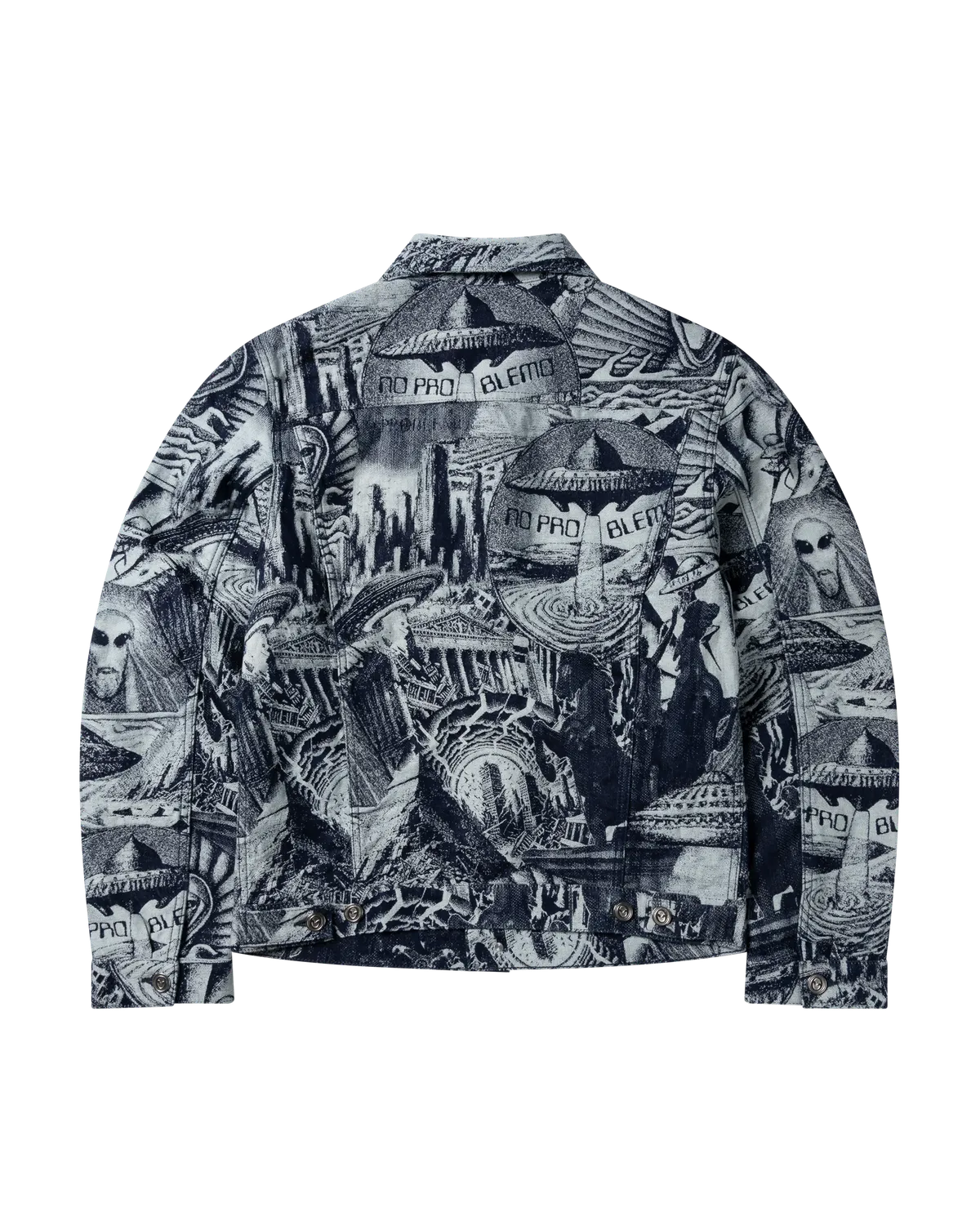 No Problemo Apocalypse jachetă denim albastră