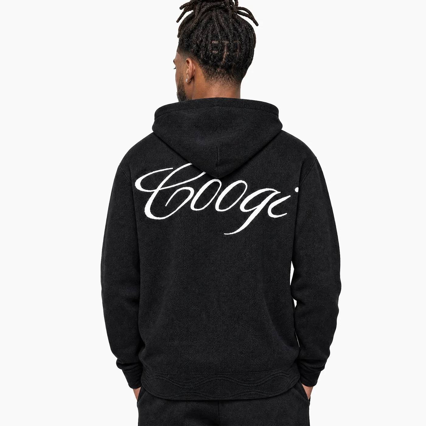 COOGI Heavy Weight Fashion Knit Hoody hanorac negru