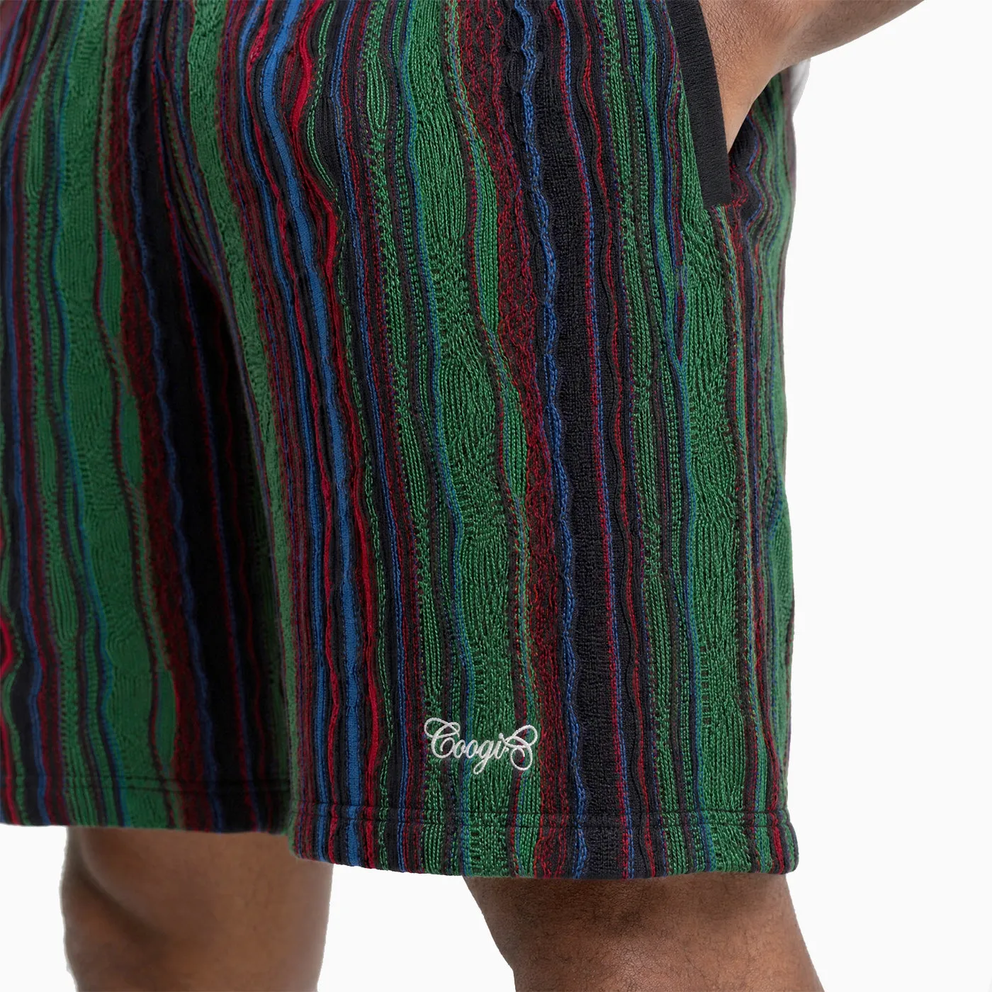 COOGI Light Weight pantaloni scurti tricotati verde