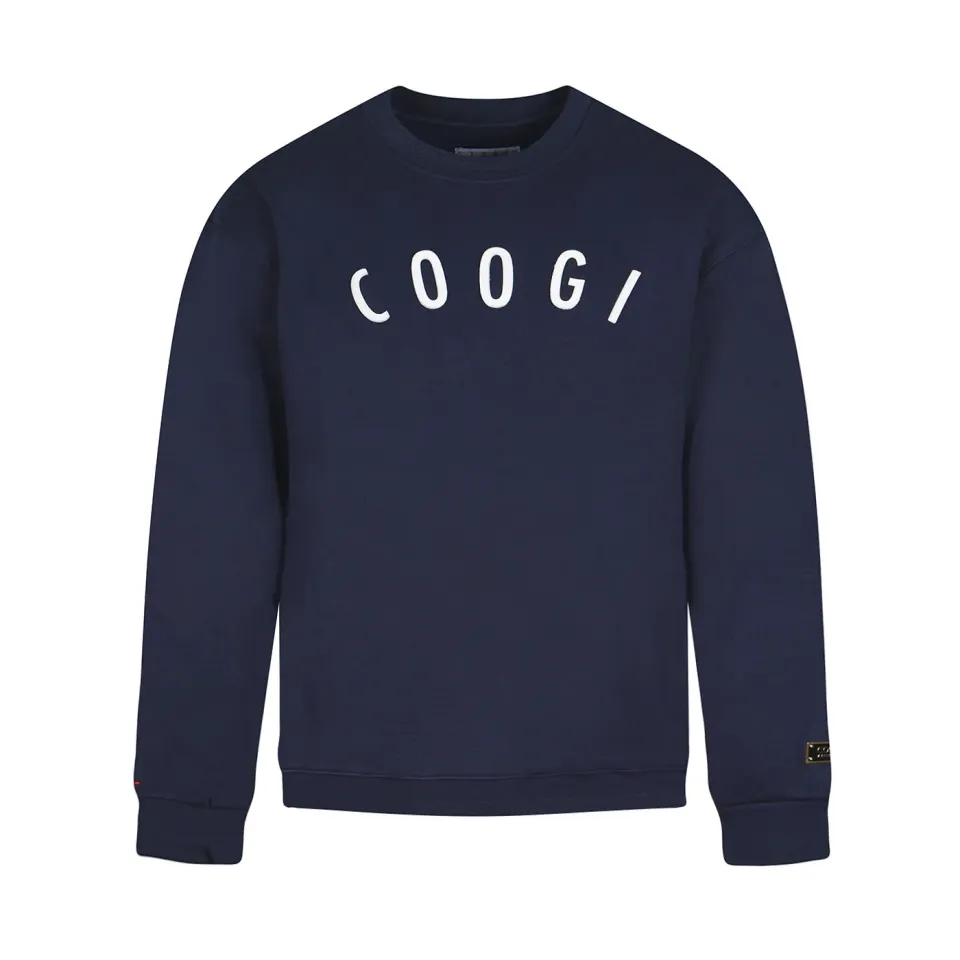 COOGI Statement Crew bluza oversize navy fleece