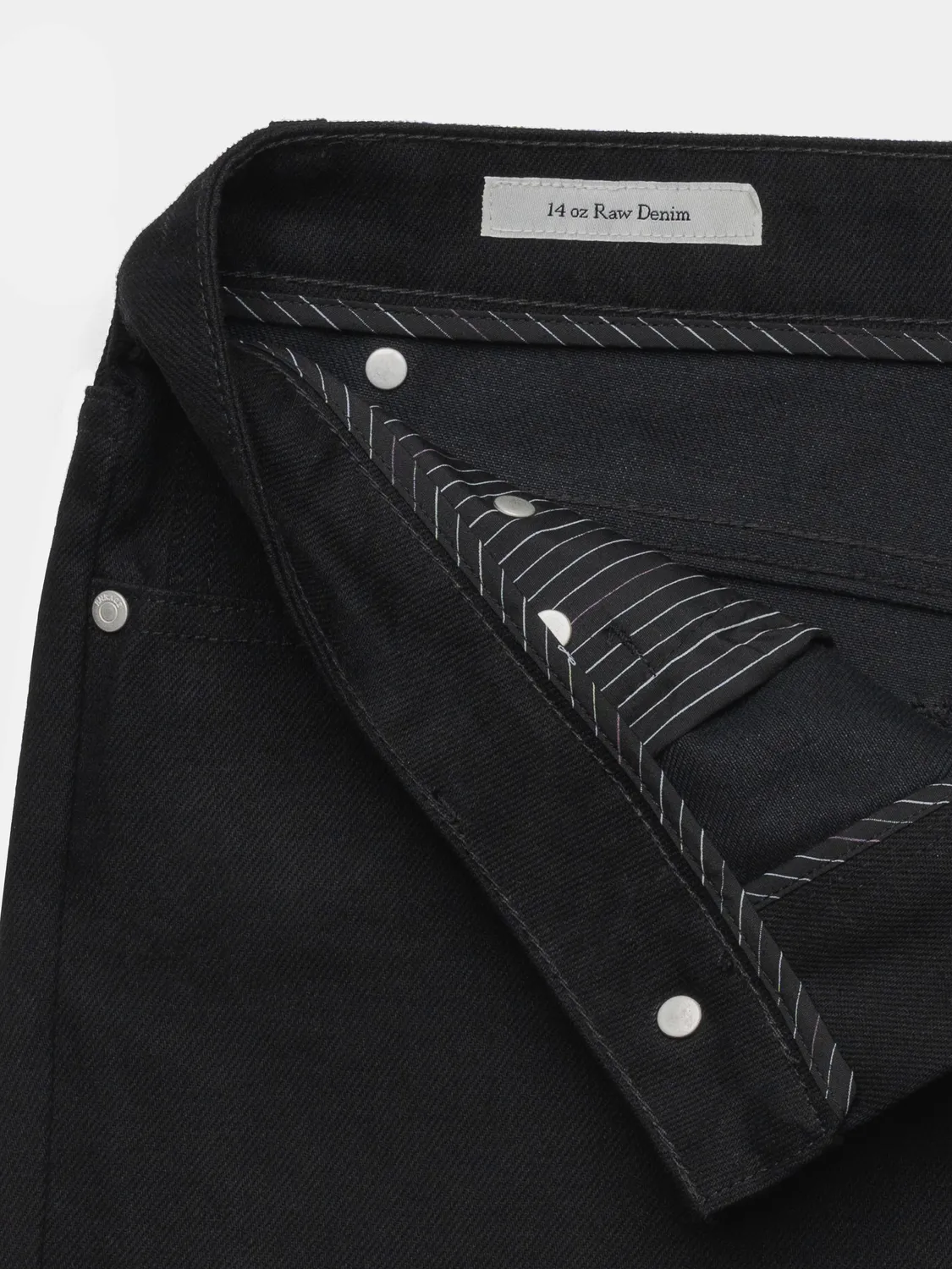 Enrage Slim Straight Jeans blugi negri denim