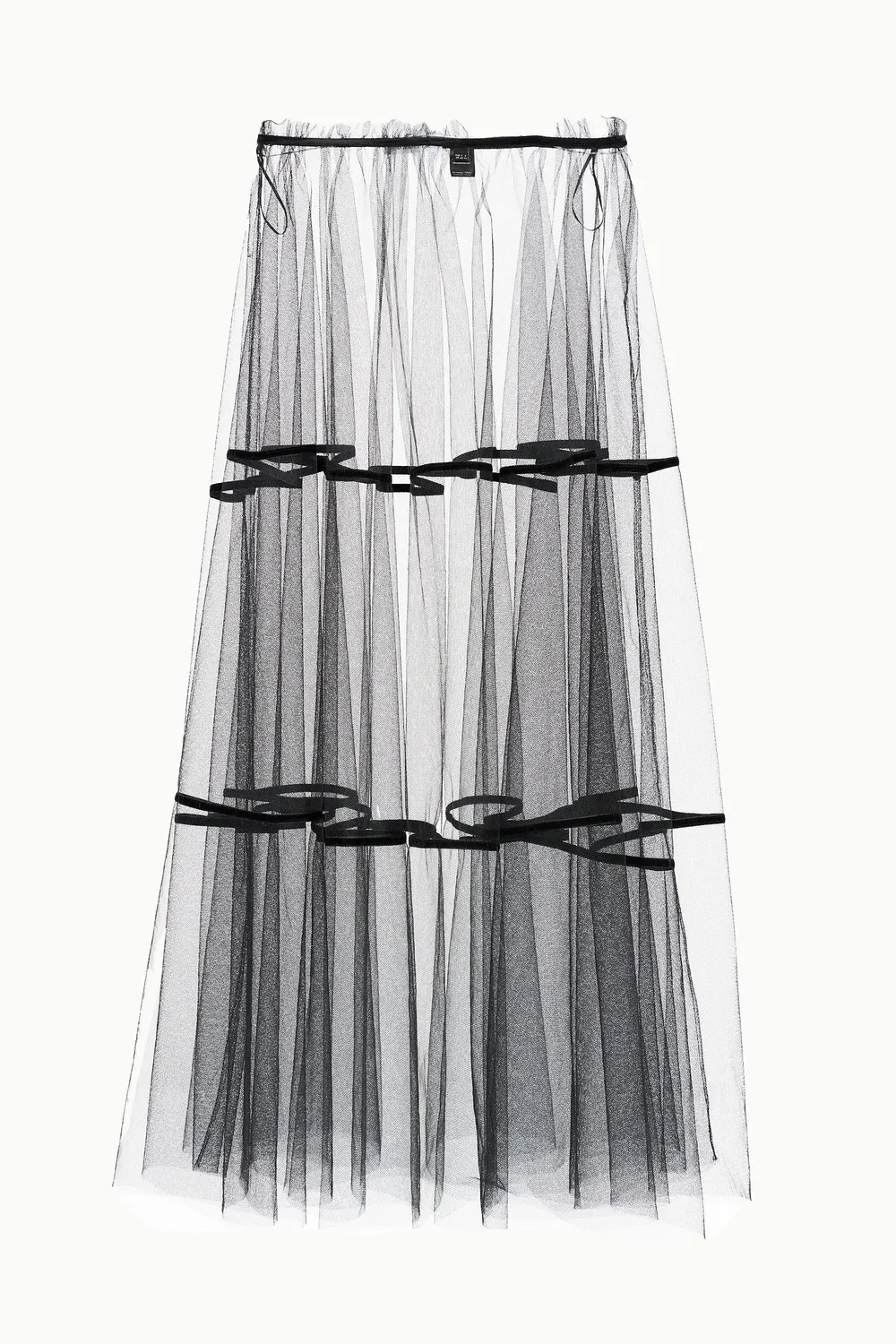Dualitae PETRA fustă tul neagră 110 cm