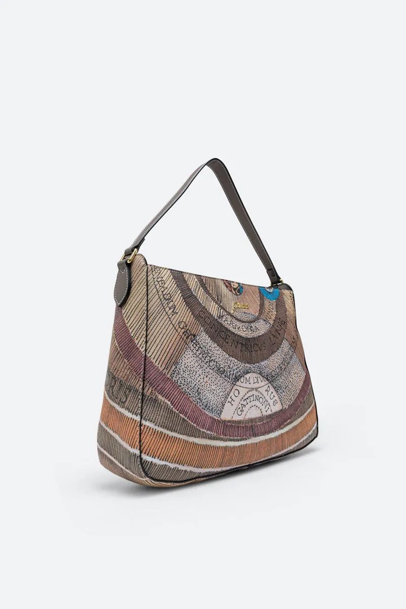 Gattinoni Planetarium Hobo geanta medie Wild piele