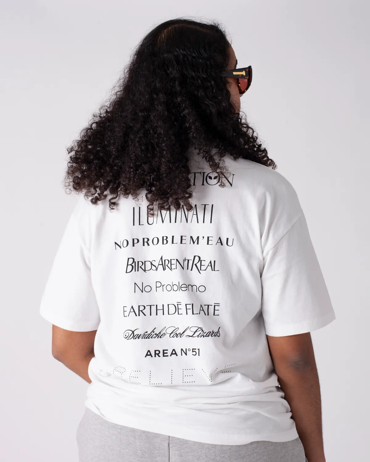 No Problemo Eau De Problemo SS Tee tricou alb