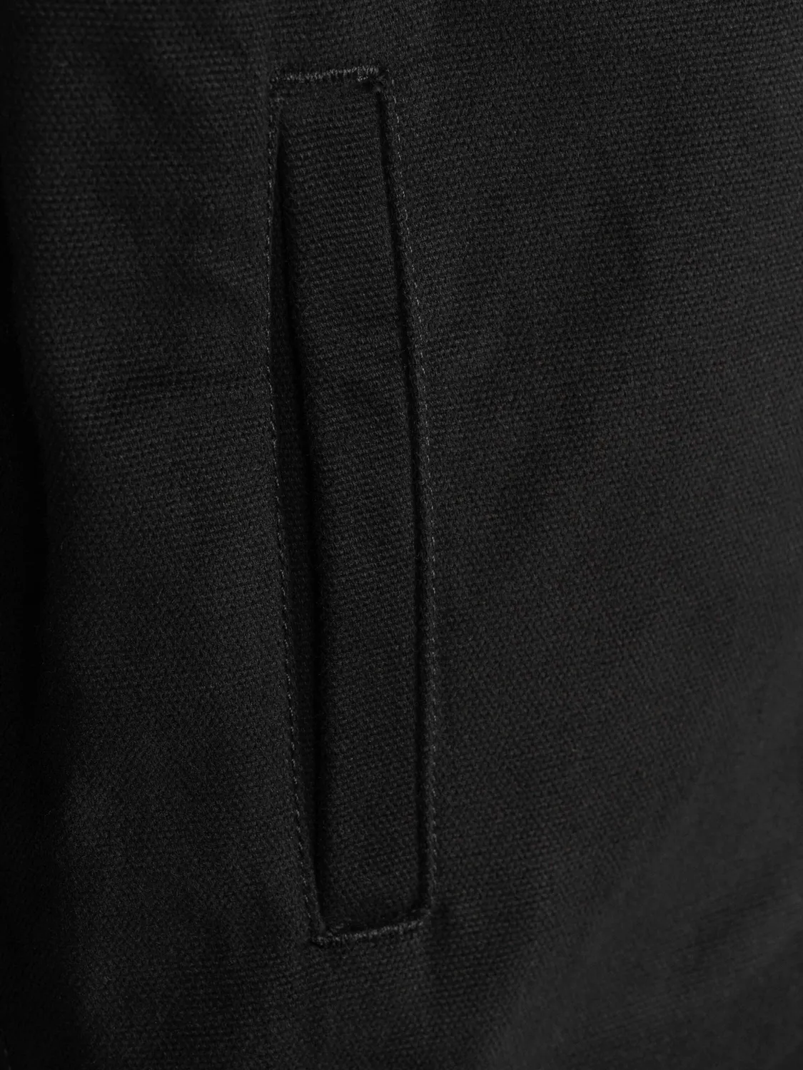 Enrage Officer Jacket geacă neagră canvas
