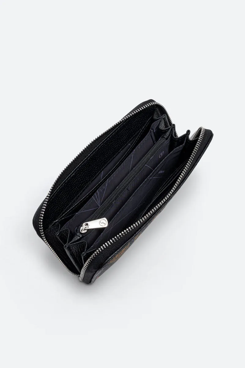 Gattinoni Planetarium Black portofel mare fermoar 19 cm