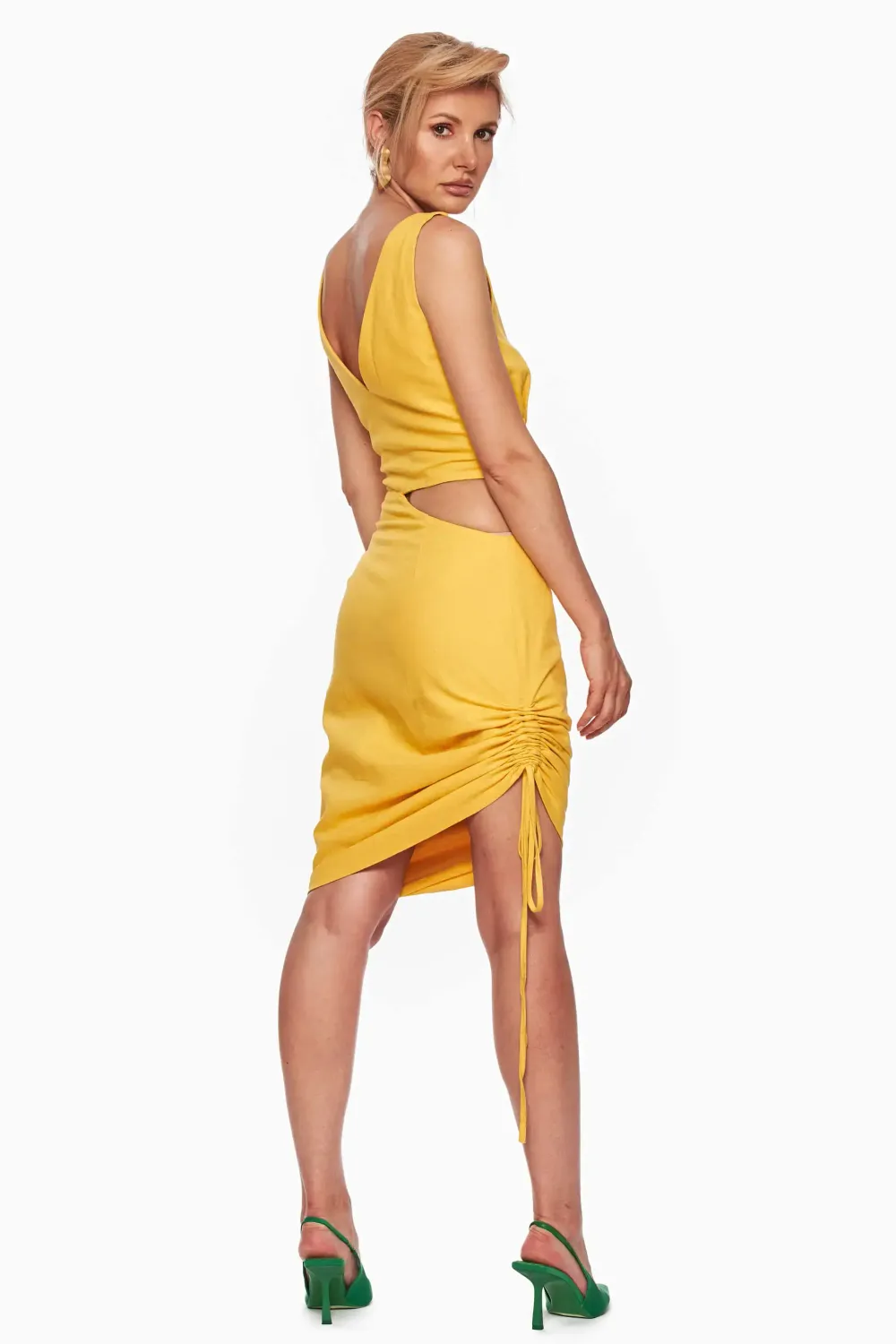 Grama Shop Taboo rochie pineapple asimetrică