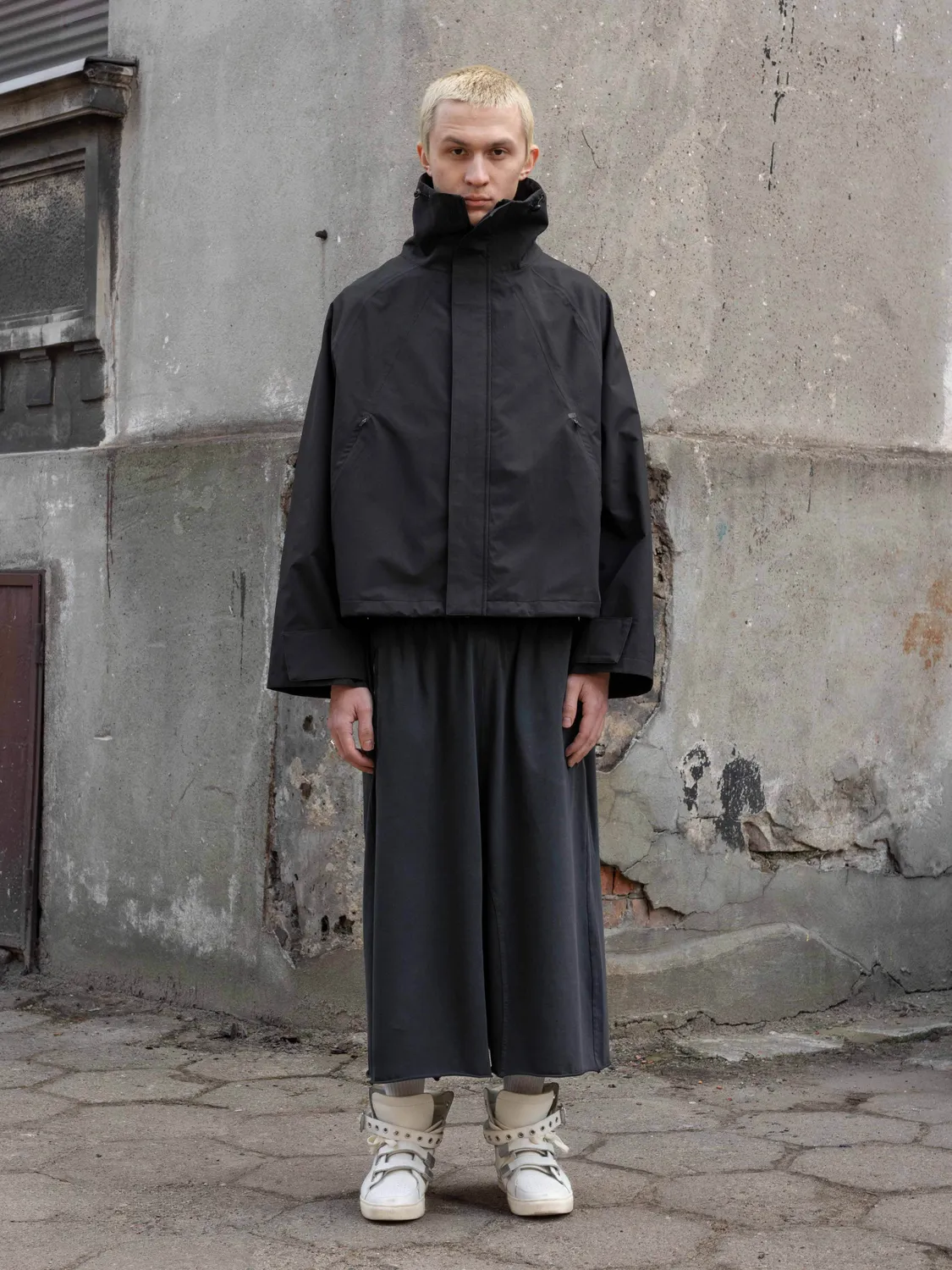 Enrage windbreaker geacă antivânt neagră tehnică