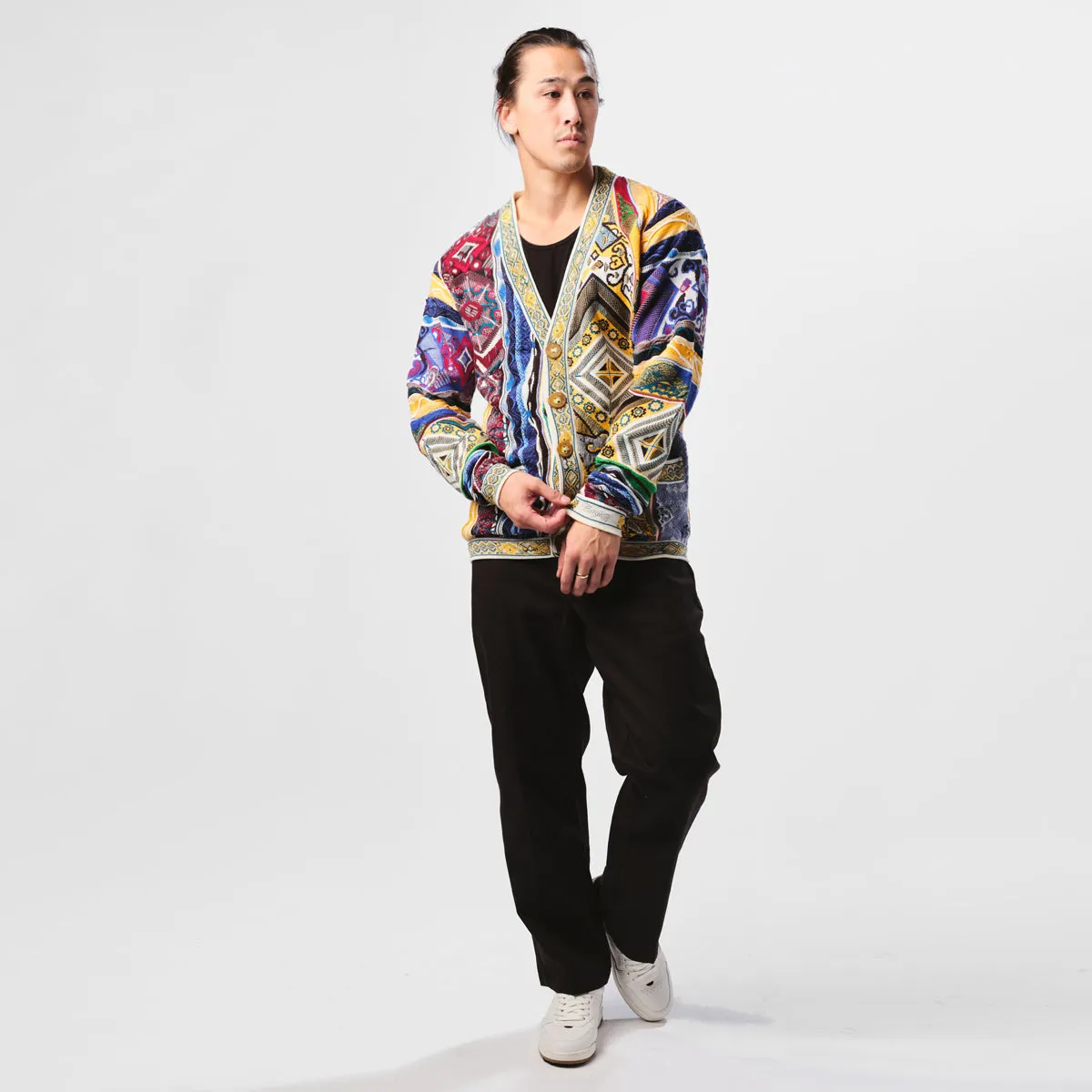 COOGI OG cardigan bărbați multicolor bumbac