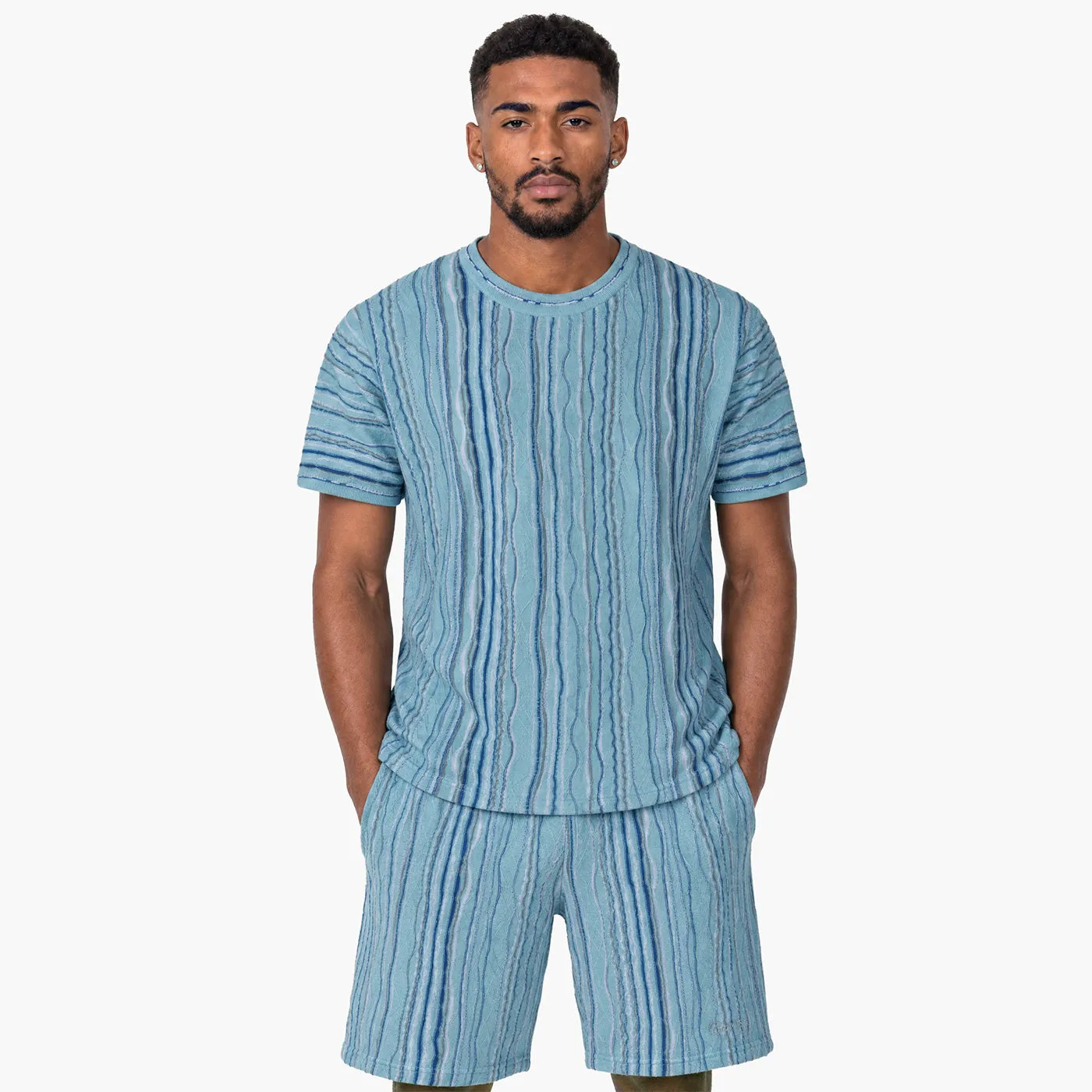 COOGI Light Weight tricot tricou bumbac albastru