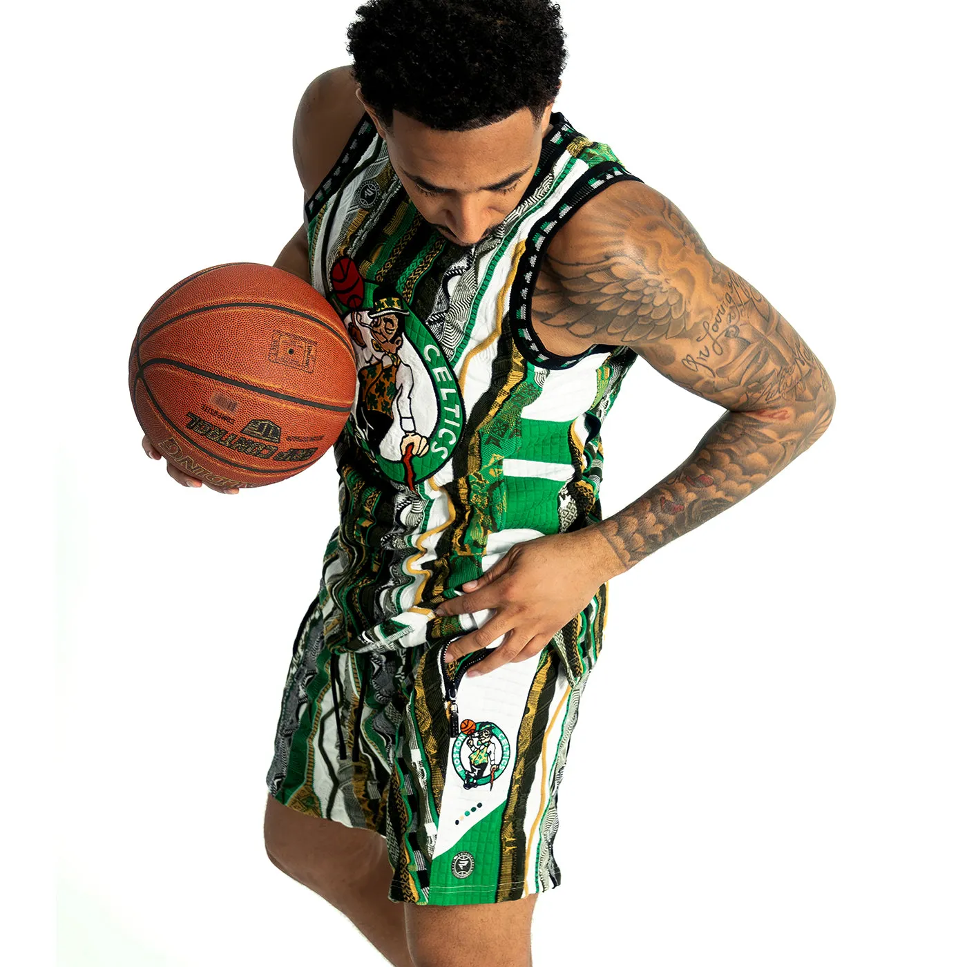 COOGI X NBA X Protege Boston Celtics șort verde