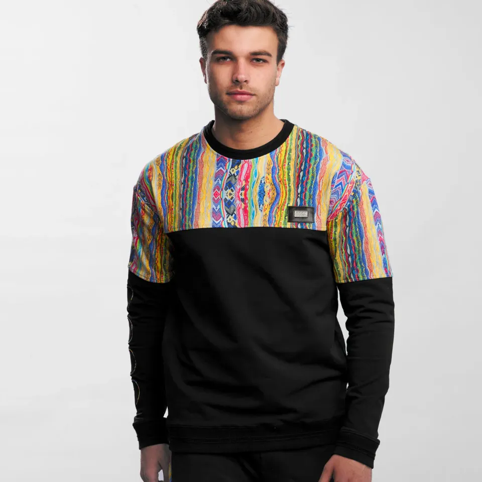 COOGI Tribute bluza fleece crewneck bumbac elastic