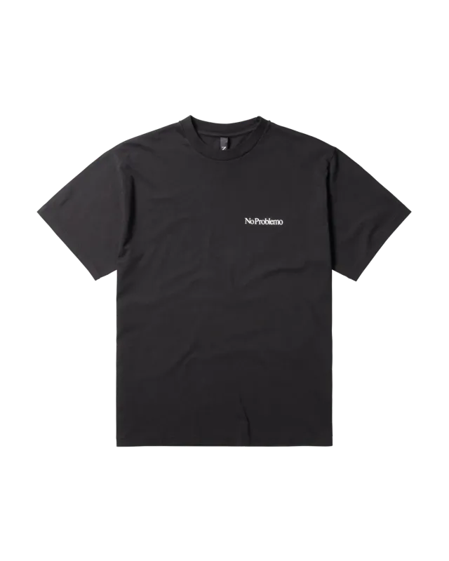 Mini Problemo SS Tee tricou negru M bumbac