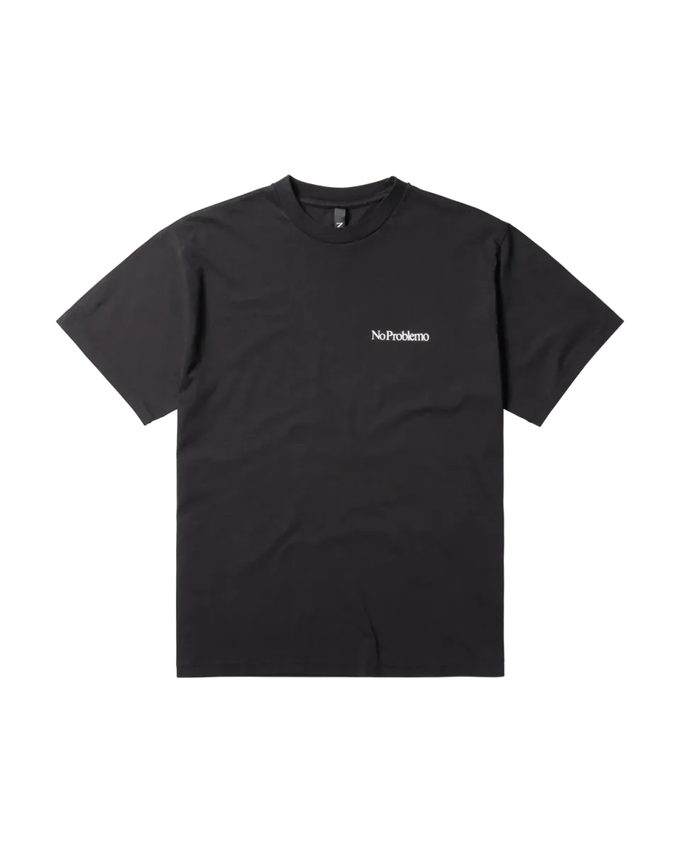 Mini Problemo SS Tee tricou negru M bumbac