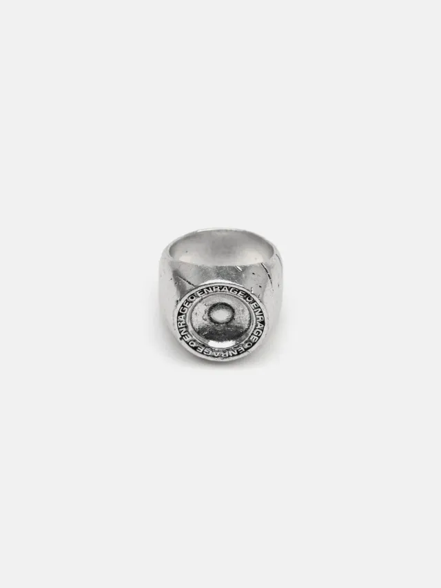 Enrage Audio Signet inel argintiu placat