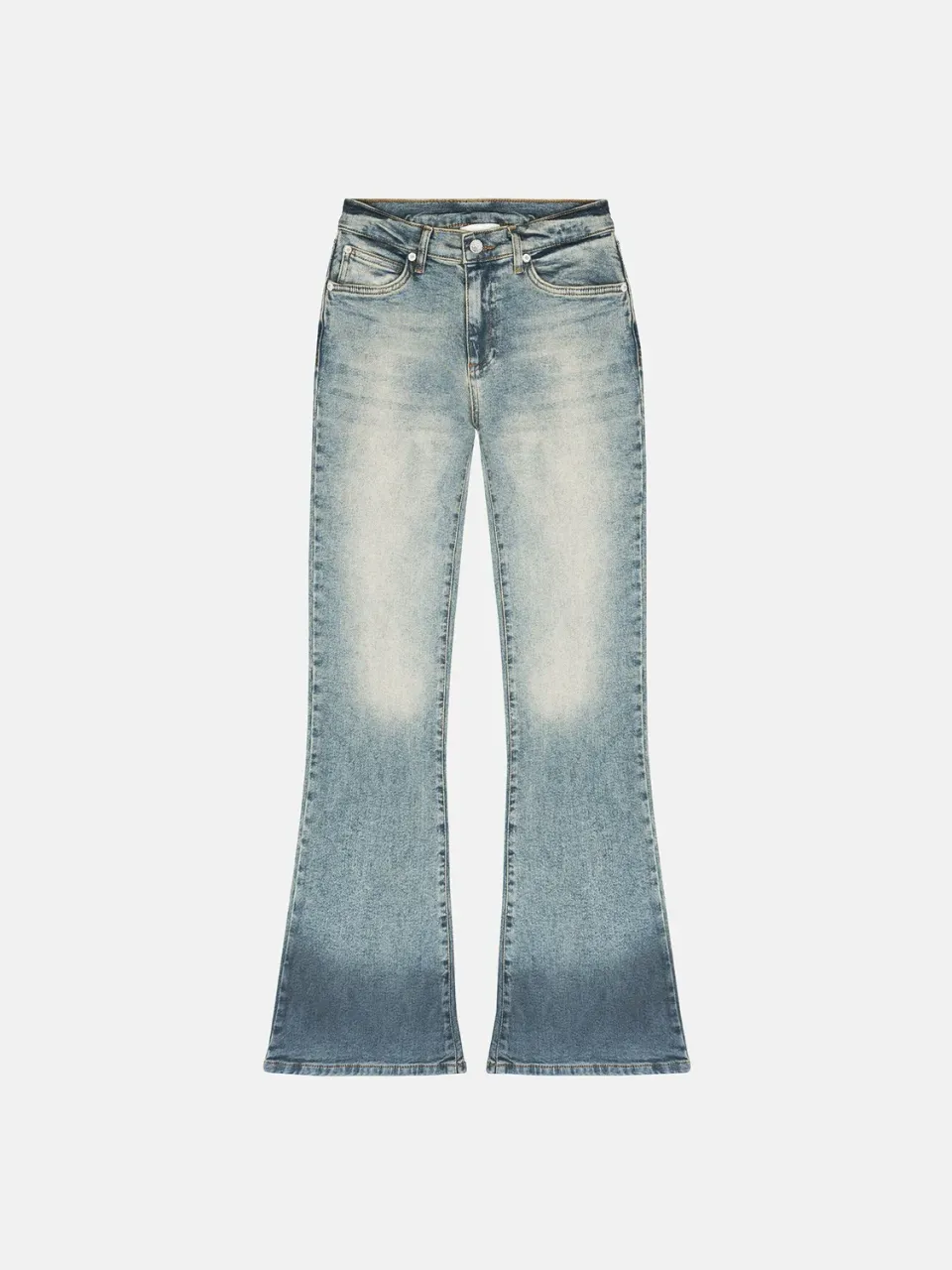 Enrage Flared Jeans blugi evazati Wet Blue