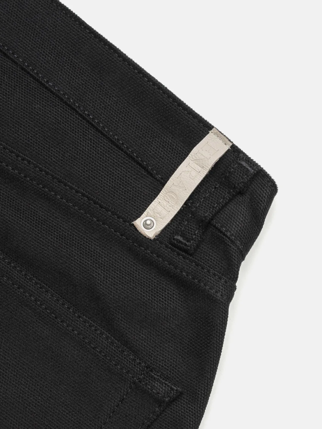 Enrage Officer Pants pantaloni negri canvas