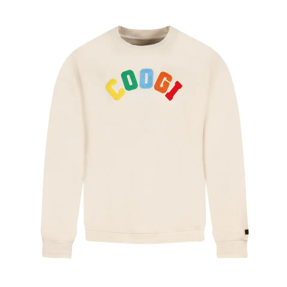 COOGI Crown Reserve Block Logo Crew hanorac oversized bone