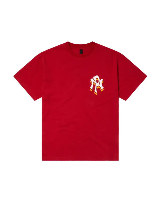 No Problemo NYP SS Tee tricou rosu bumbac greu