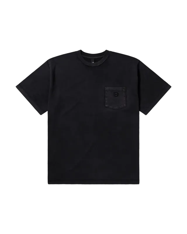 No Problemo Pocket SS Tee tricou negru bumbac