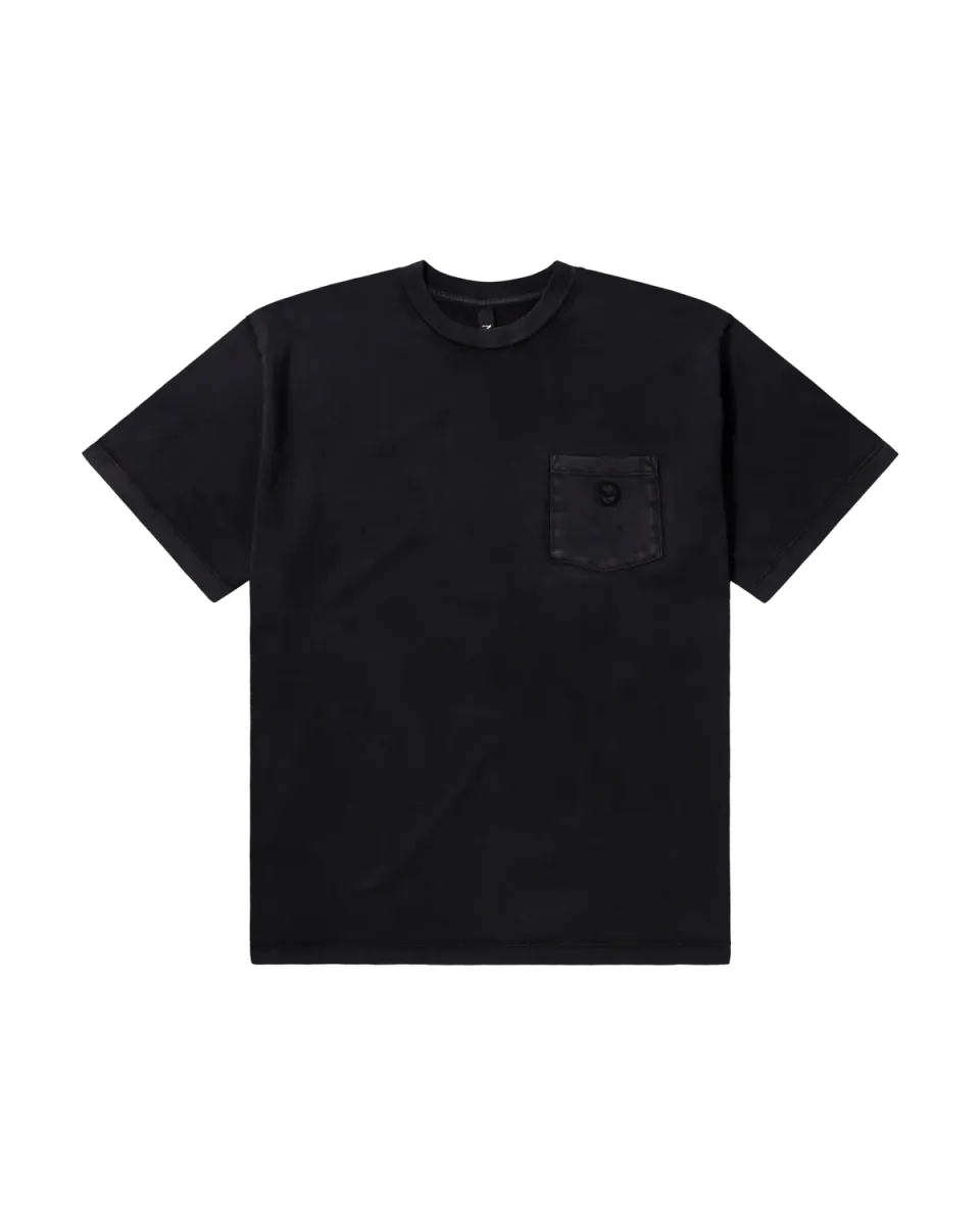 No Problemo Pocket SS Tee tricou negru bumbac