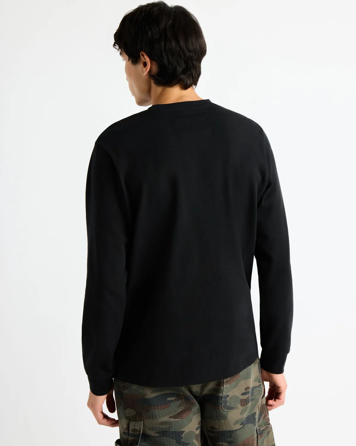 Ecko Red Classic Arch Long Sleeve Tee bluză bumbac