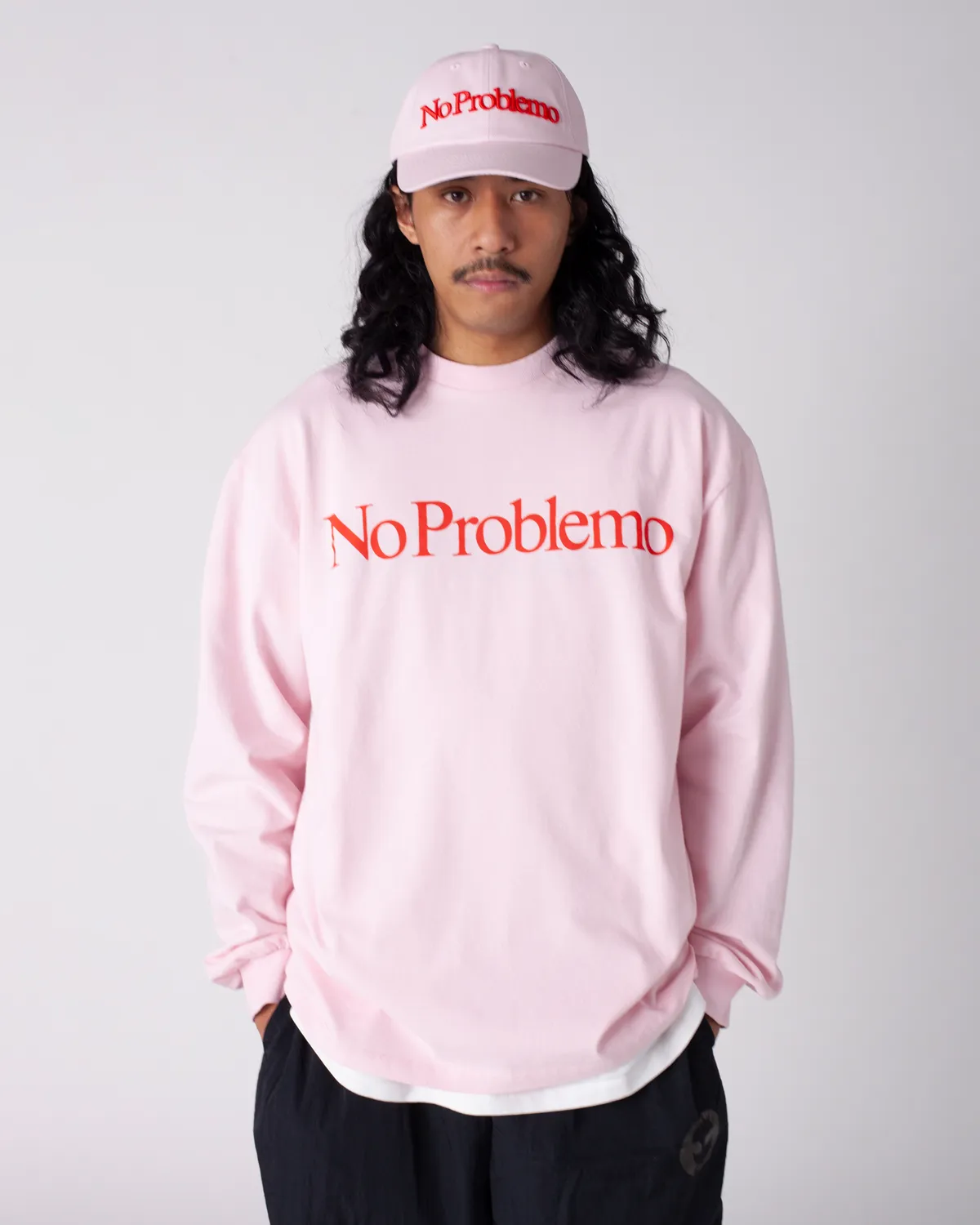 No Problemo LS Tee bluza roz pal bumbac