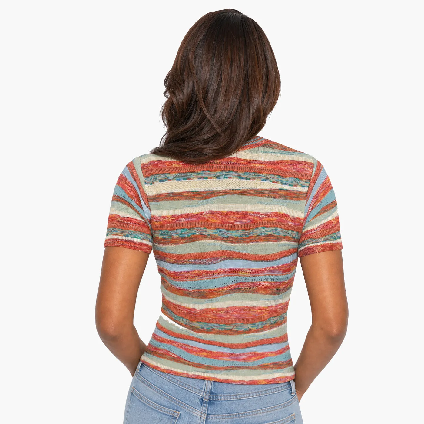 COOGI All-Season top dama portocaliu maneca scurta