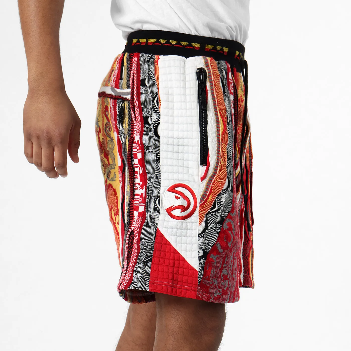 COOGI X NBA X Protege Atlanta Hawks Sweater Knit Shorts pantaloni
