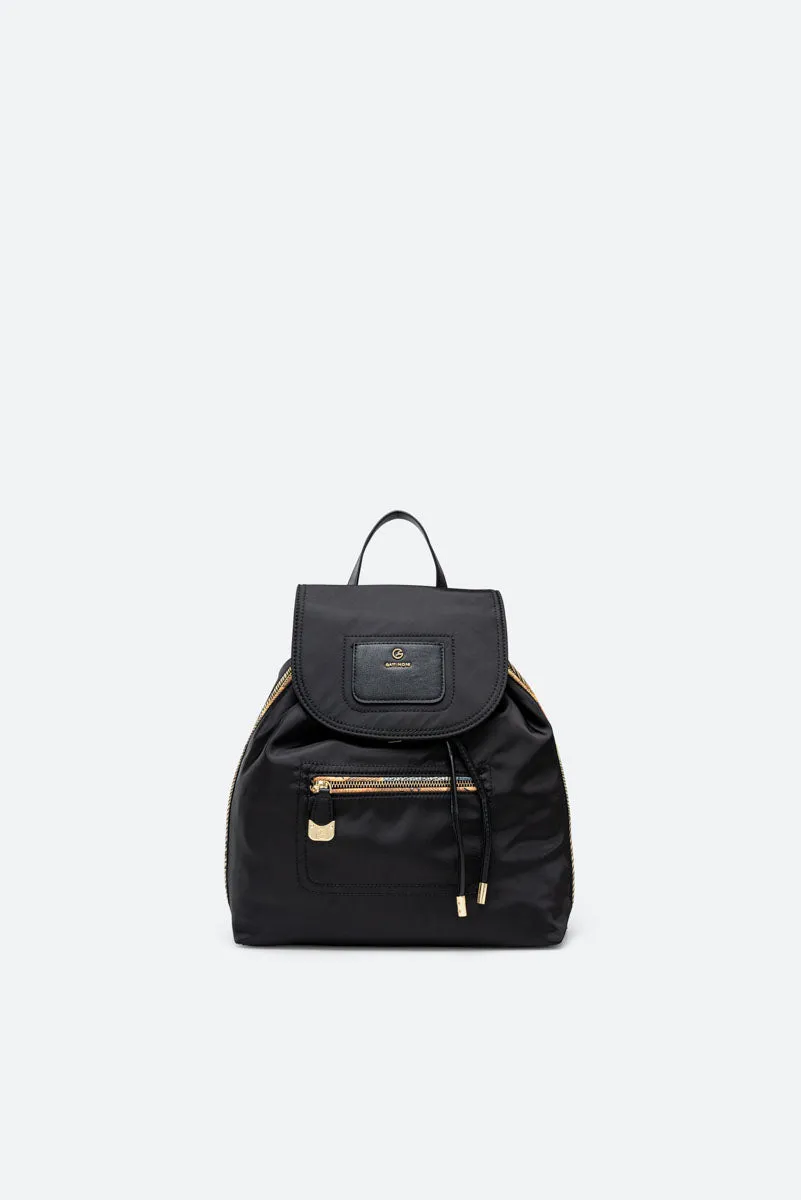 Gattinoni Colorsoul rucsac negru nailon extensibil