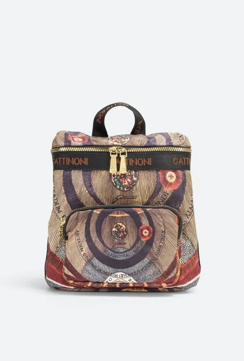 Gattinoni EasyChic Planetarium rucsac nailon negru TU
