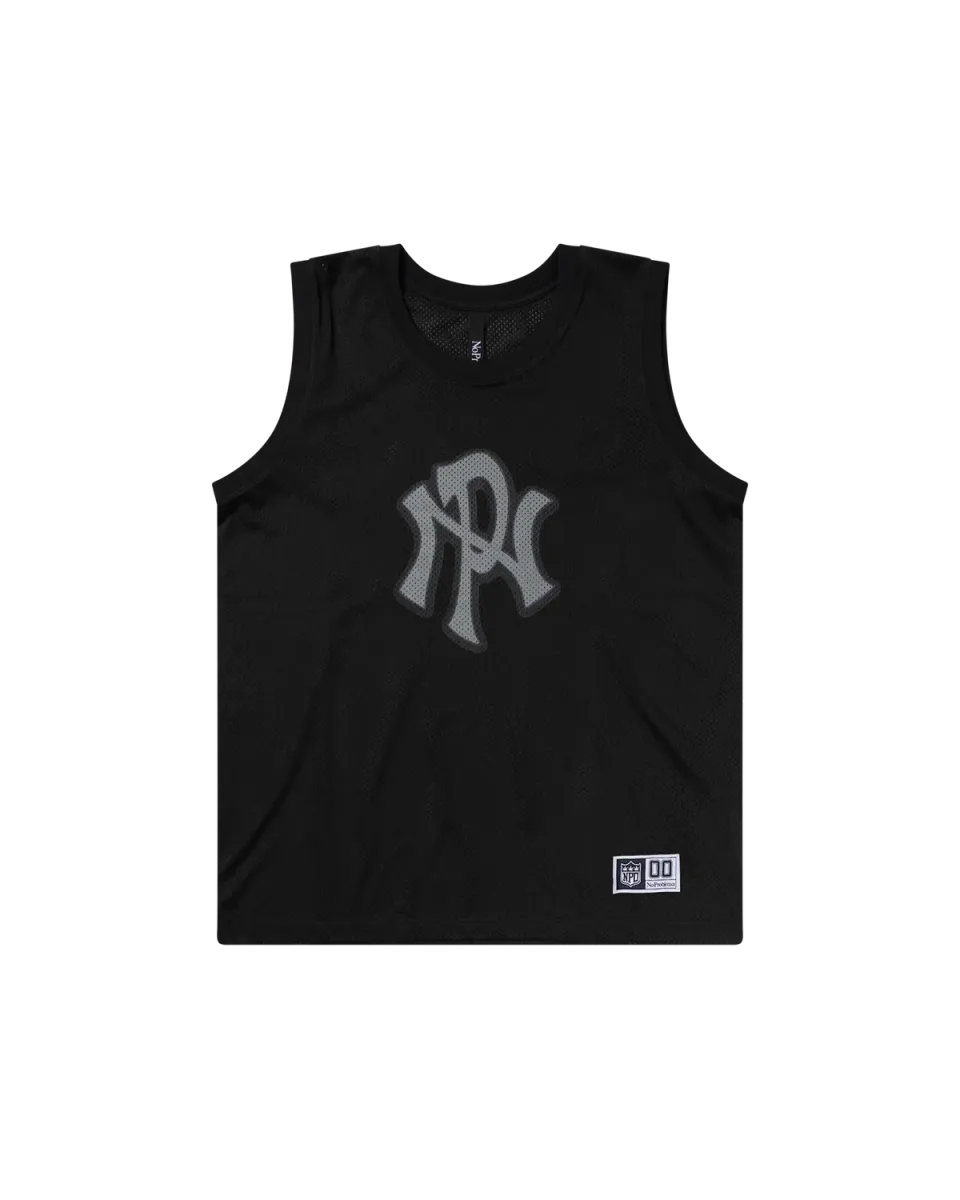 No Problemo NYP Sports Poly Vest maiou negru poliester