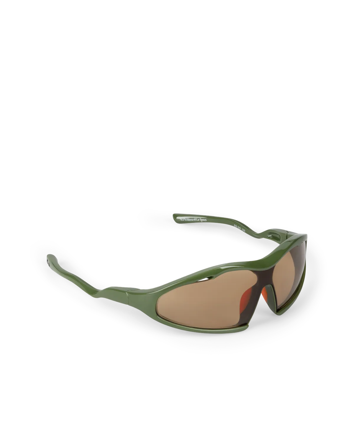 No Problemo Flux ochelari soare verde crom