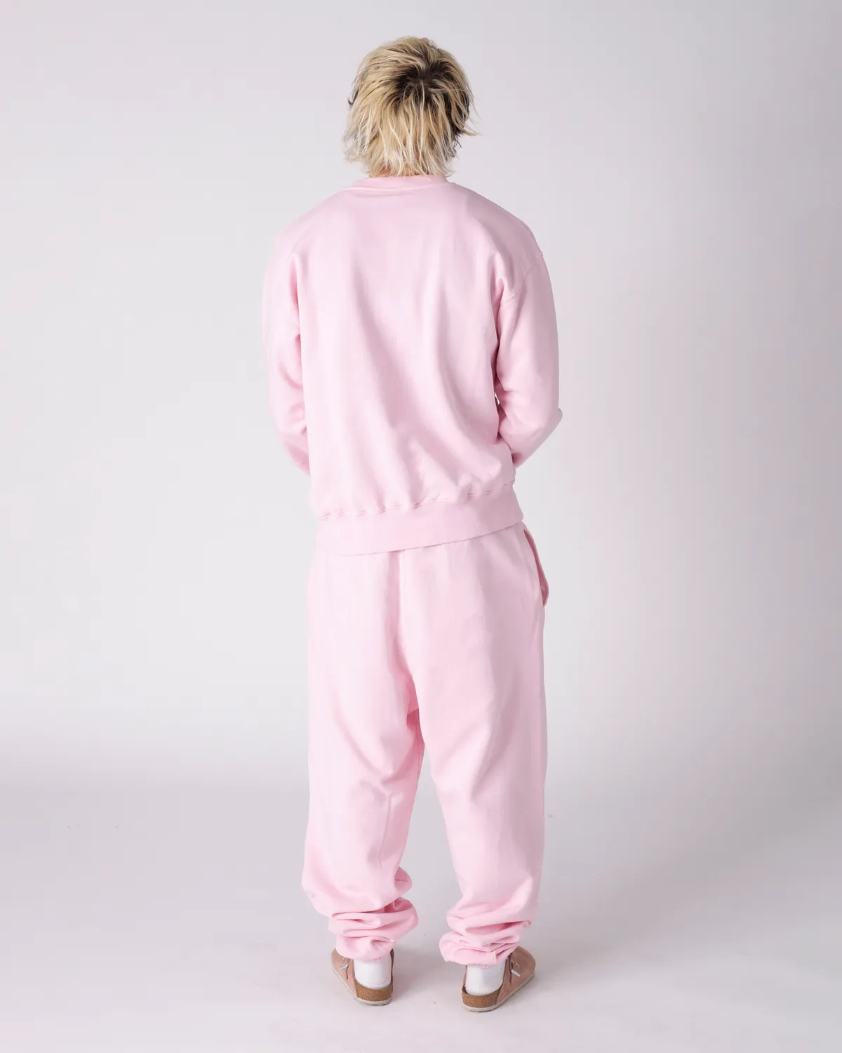 No Problemo NP30002.03 pantaloni trening Pale Pink bumbac