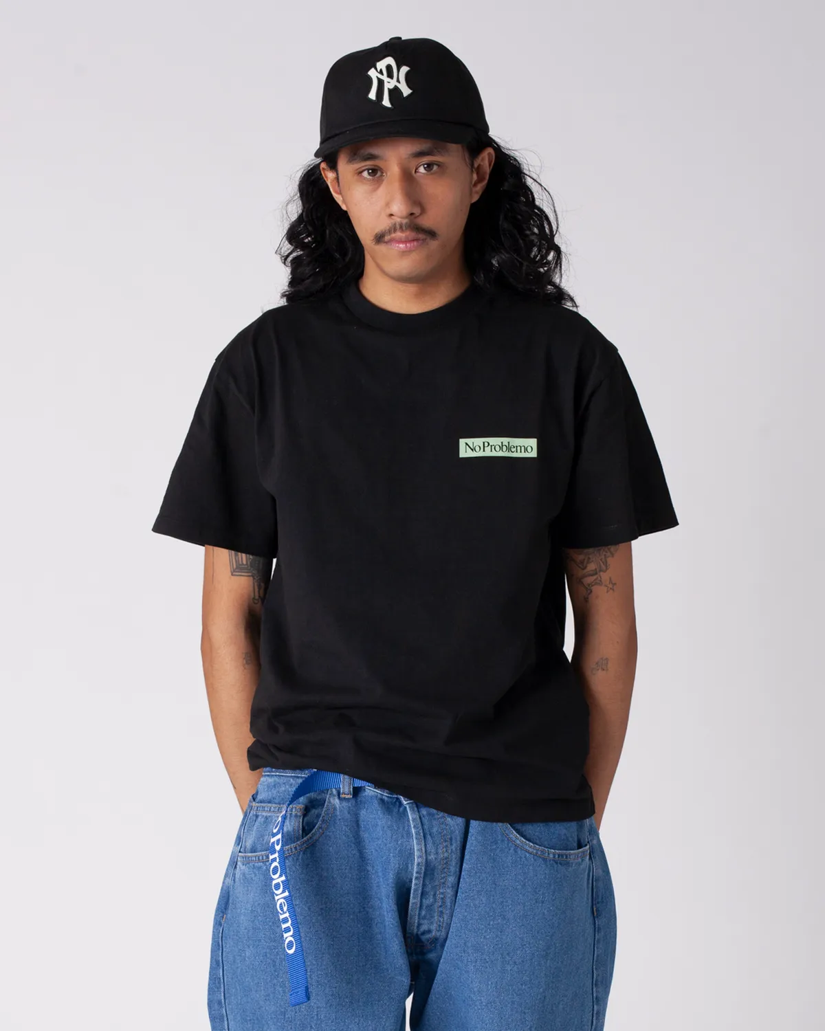 No Problemo Area 51 SS Tee tricou negru bumbac