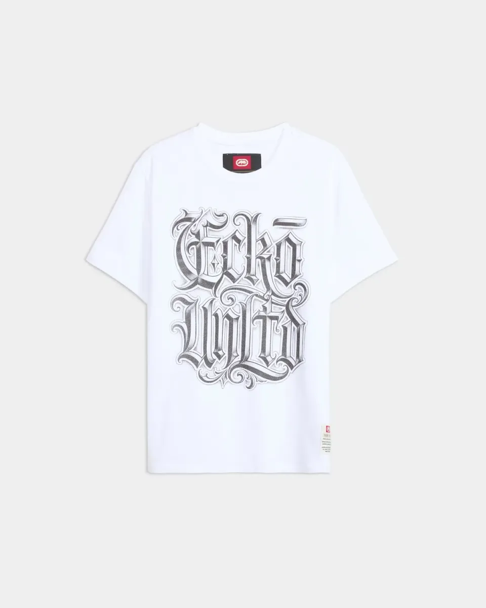 Ecko Red City Block tricou oversize cu grafica