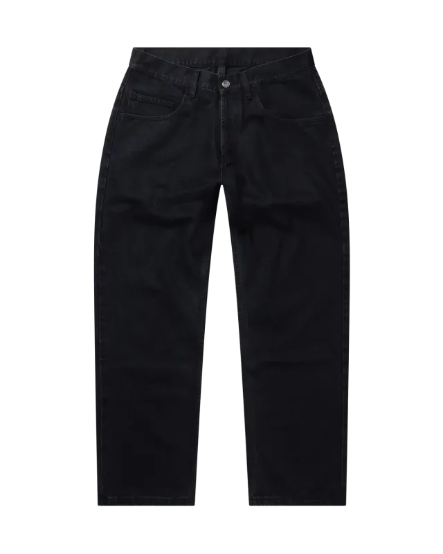 No Problemo Heavyweight Bagi Jeans blugi negri denim