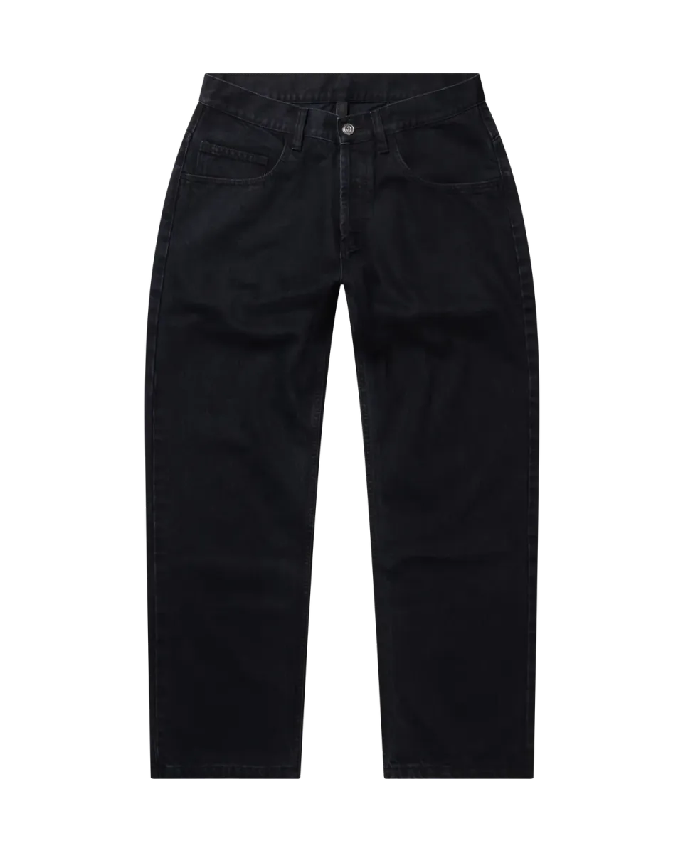 No Problemo Heavyweight Bagi Jeans blugi negri denim