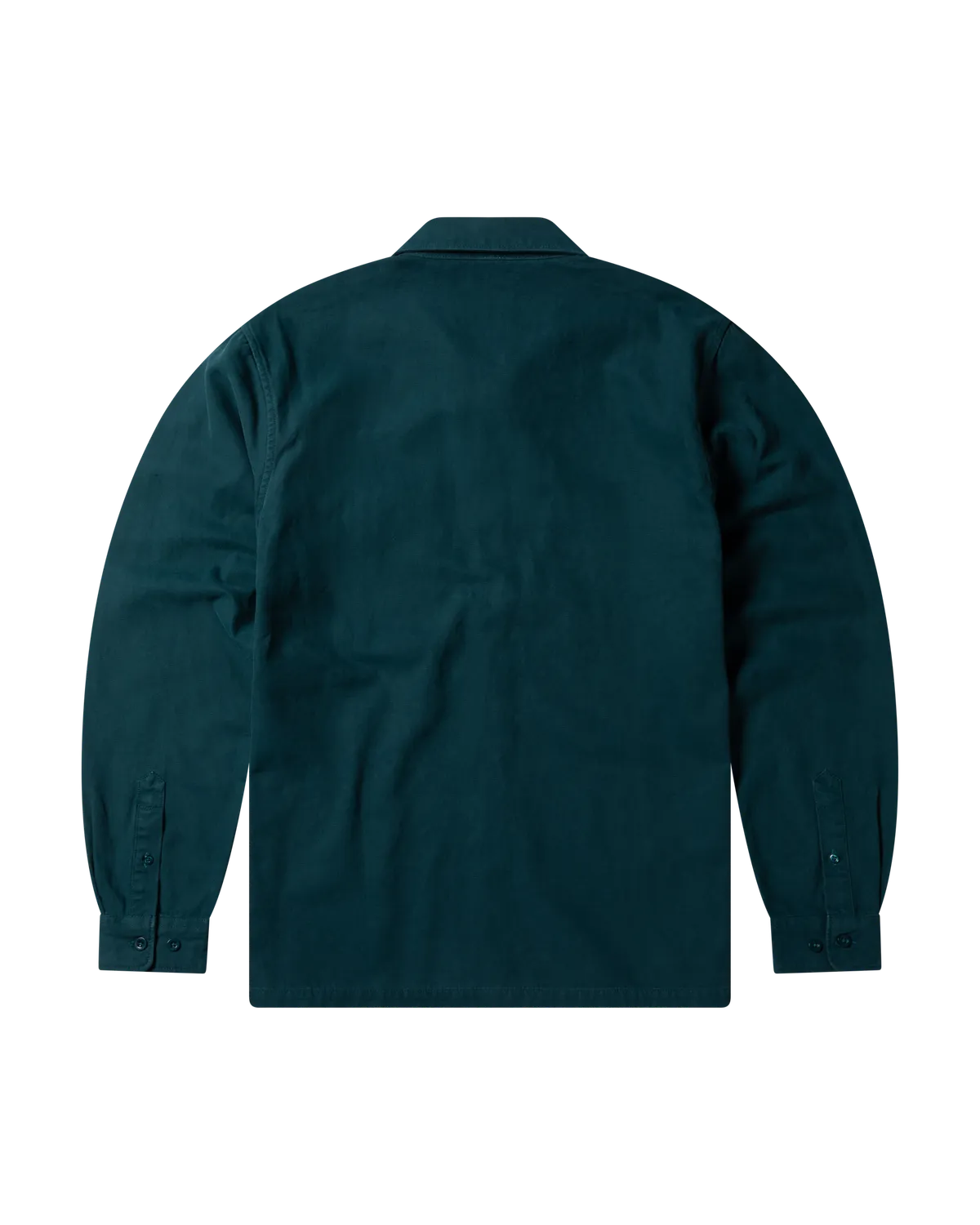 No Problemo Canvas Work Shirt cămașă teal bumbac