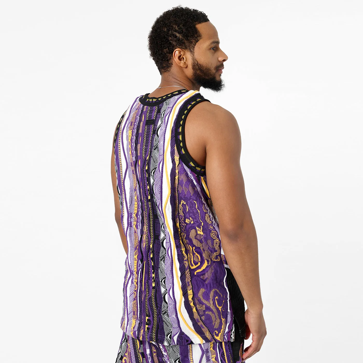 COOGI x NBA Lakers vesta tricot bumbac mov