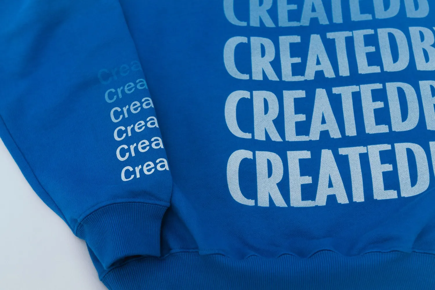 CREATEDBY Logo hanorac greu oversize cu gluga