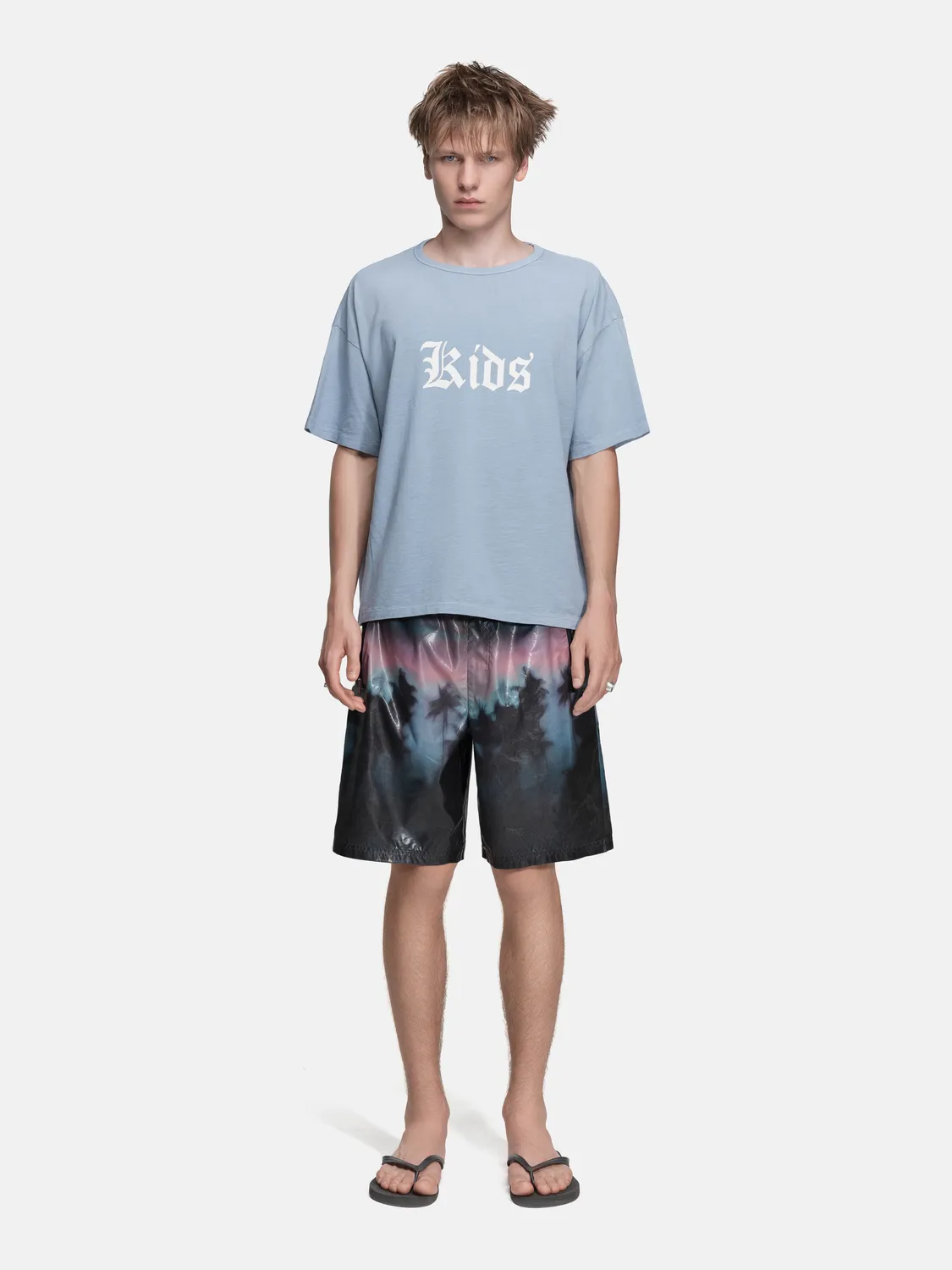 Enrage Single Stitch Tee tricou copii albastru