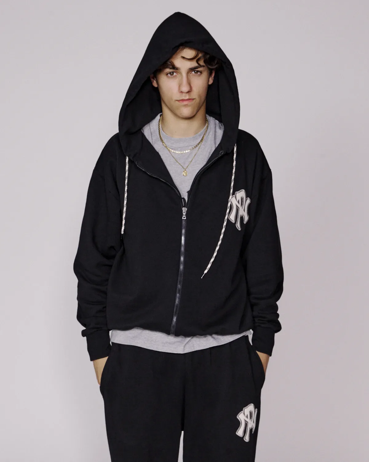 No Problemo NYP Zip hanorac Black bumbac