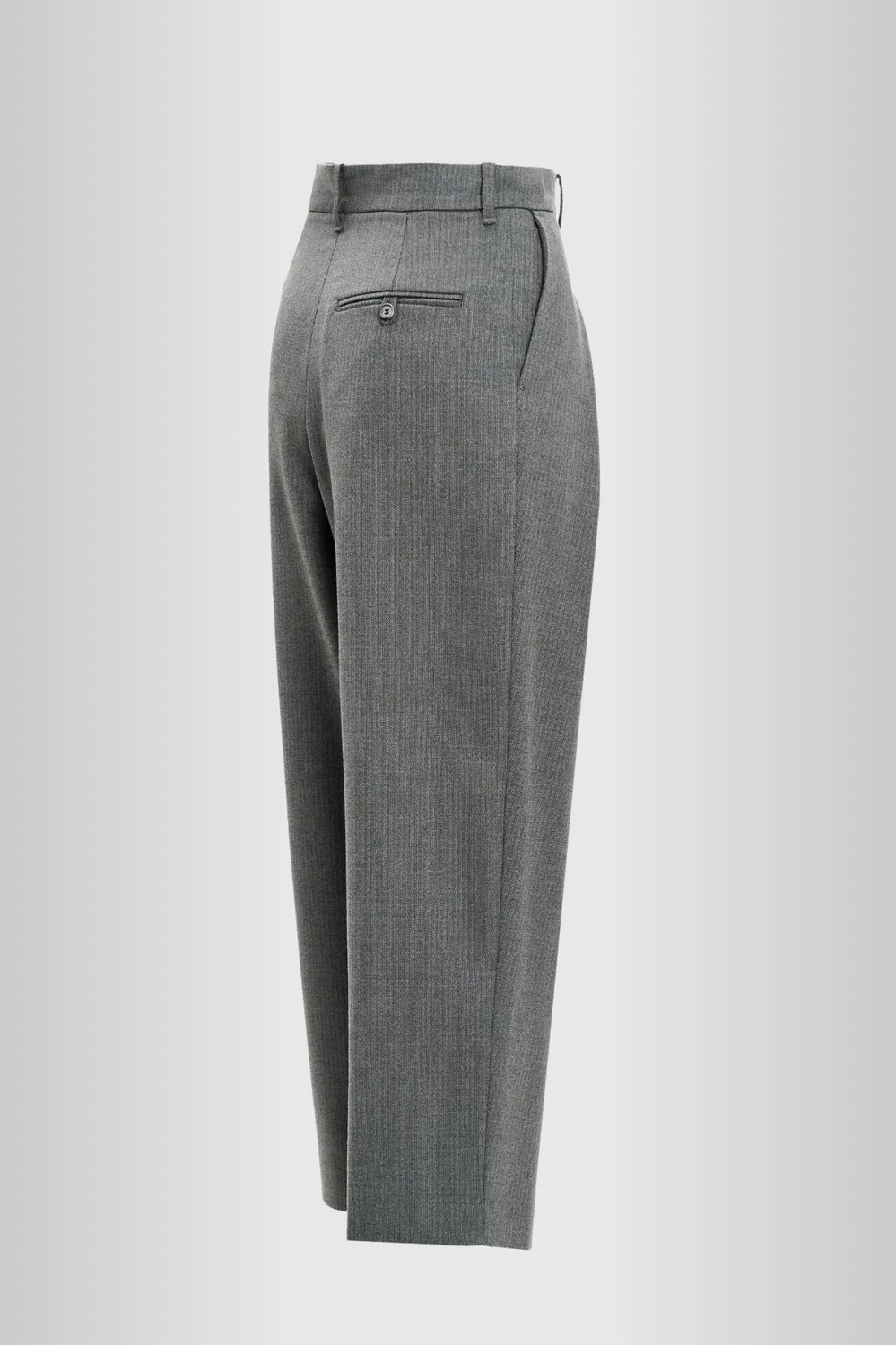 Dualitae Manon pantaloni gri lana-viscoza XS-XXL