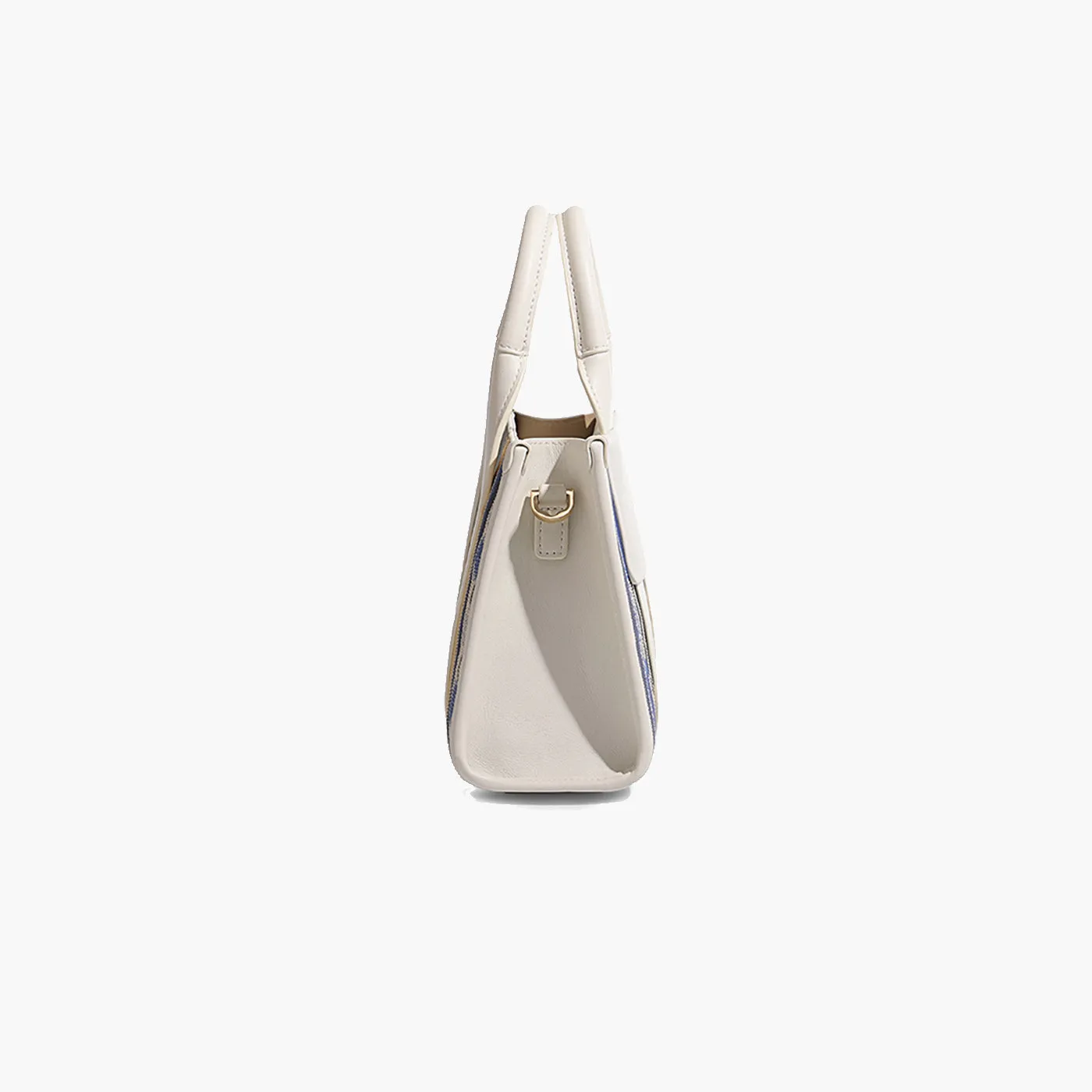 COOGI Hamptons Mini geanta tote cream piele